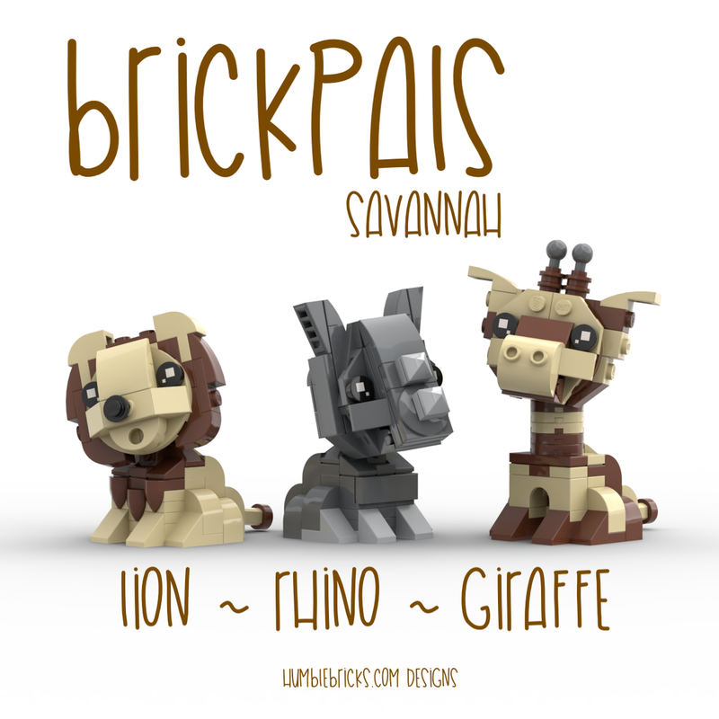 Lego BrickPals Savannah Trio