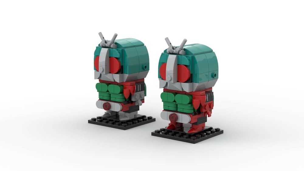 Lego Kamen Rider New No. 1 and No. 2 (仮面ライダー1号 & 仮面ライダー2号)