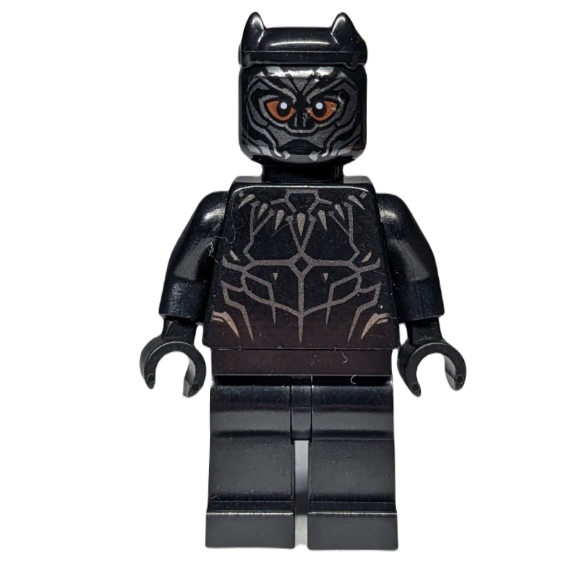 Lego Black Panther with Reddish Brown Eyes
