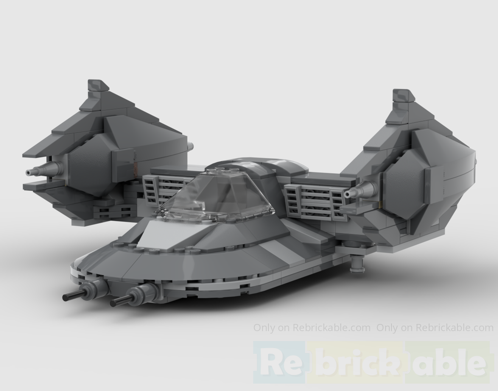 Lego Nighthunter modular starfighter.