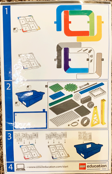 Lego Sticker Sheet for Set 45401-1