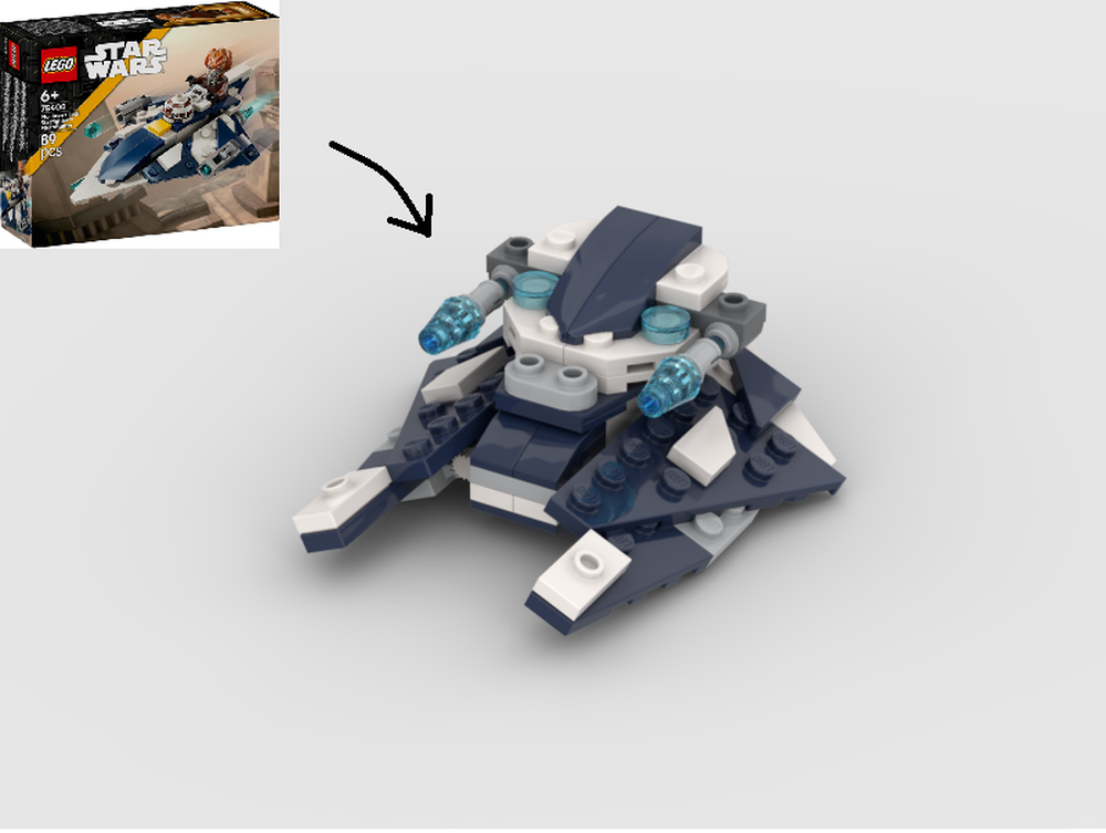 Lego Mini Plo Koon`s Republic Tank