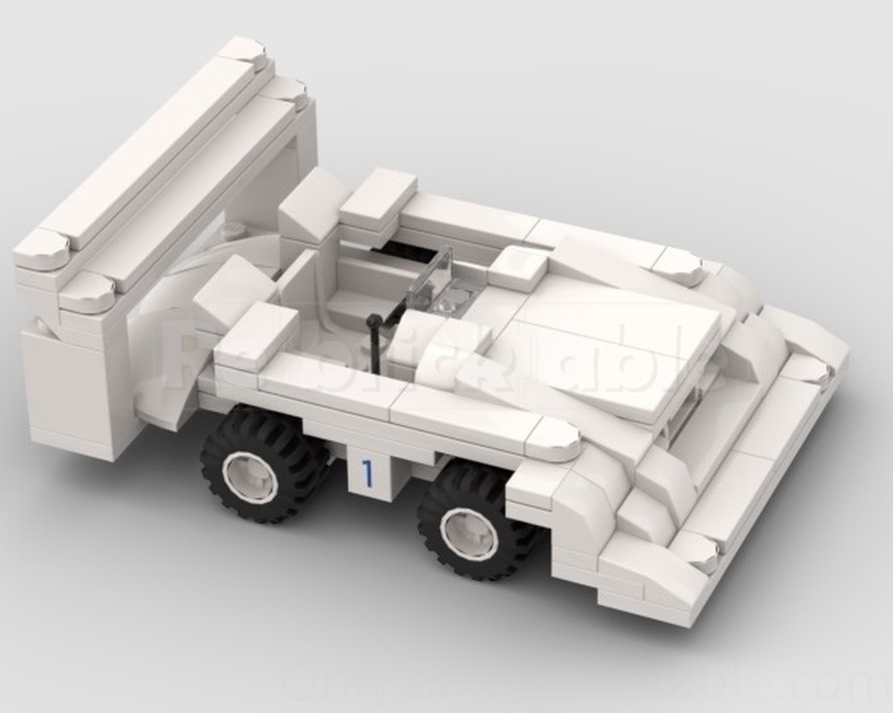 Lego #11 Classic hill climb racer (white)