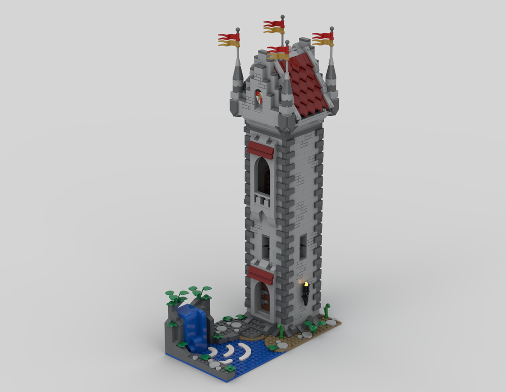 Lego Red Lion's Watch Tower