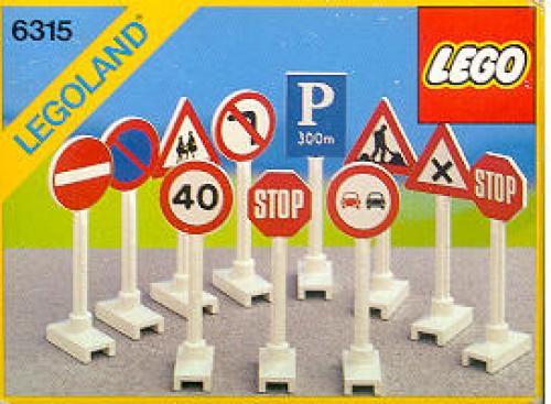 Lego Road Signs