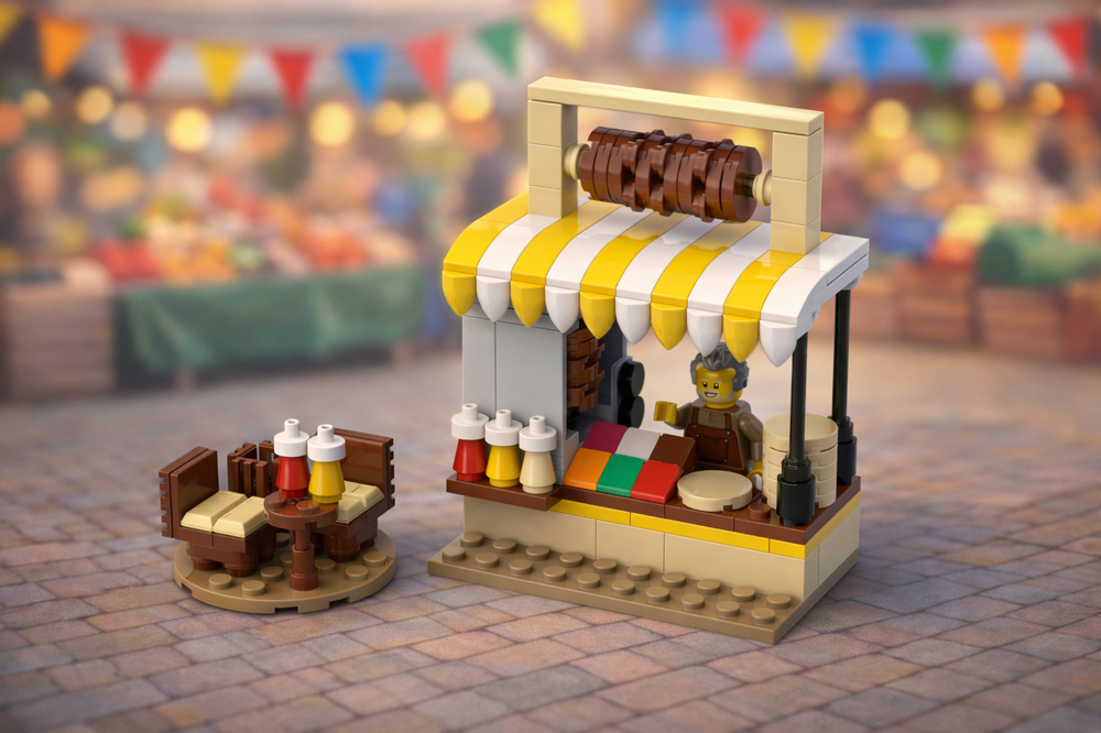 Lego Shawarma Stand