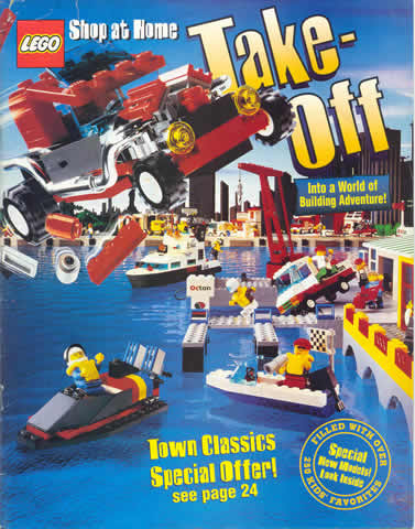 Lego 1995 Shop at Home - Spring - Take Off - Version 1 'Town Classics Special Offer!'