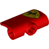 Lego Technic Panel Fairing 2 x 3 x 1 with Ferrari Logo Print Left