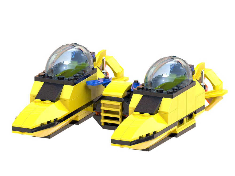 Lego Aqua - Twin-Pod Crystal Sub