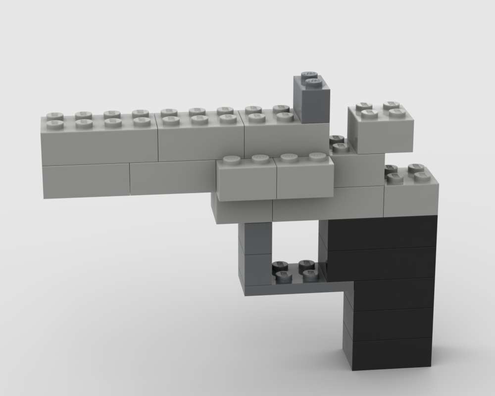 Lego Magnum Half-Life.