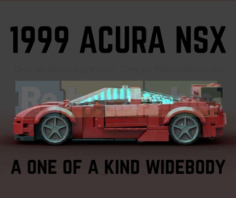 Lego 1999 Acura NSX Widebody
