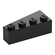 Lego Brick Wedged, Angled 4 x 2 Right / Black