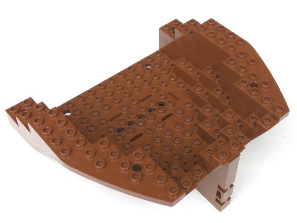 Lego Boat, Hull Large Stern 14 x 16 x 5 1/3 with (Same Color) Top (2558 / 2559)