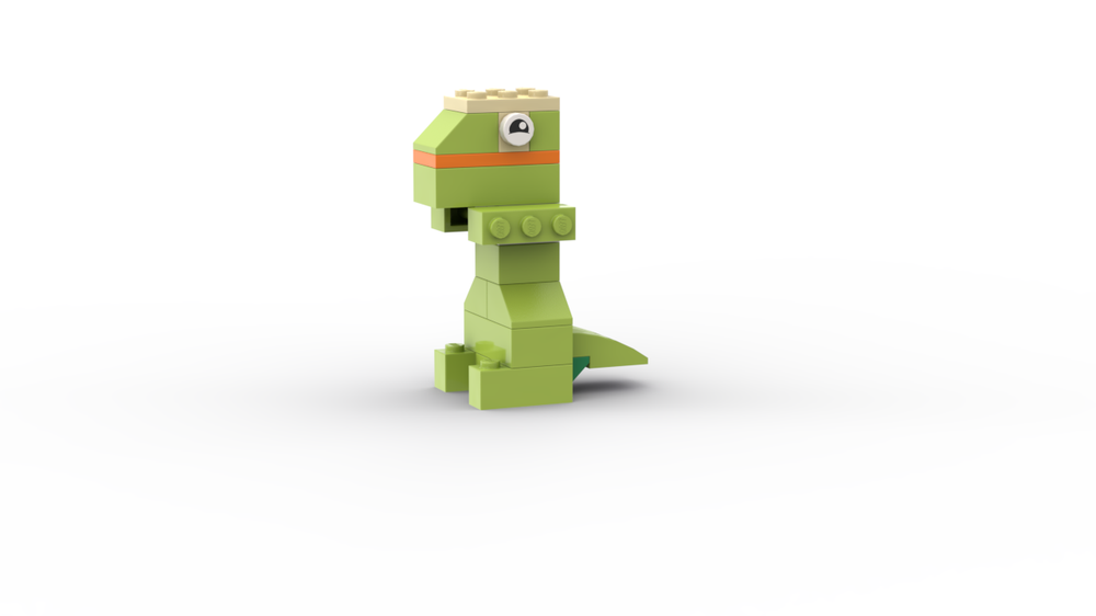 Lego 10715 Dinosaur green