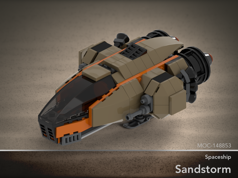 Lego Spaceship Sandstorm