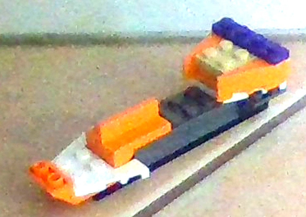 Lego cargo ship