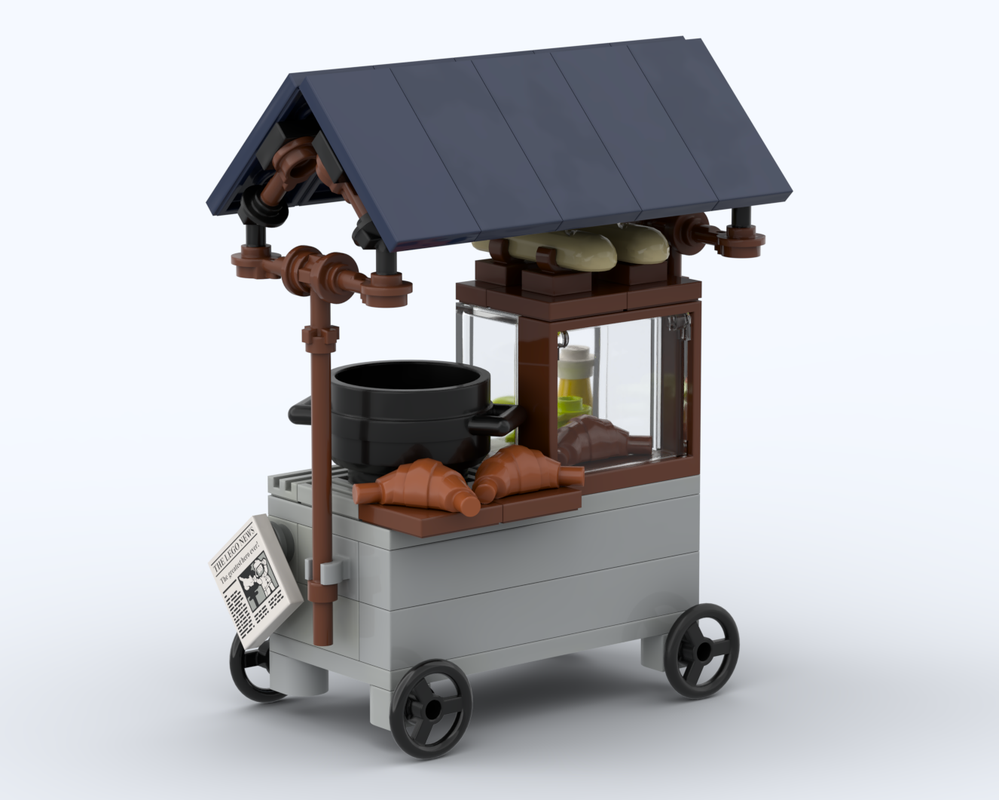 Lego Hawker Push Cart