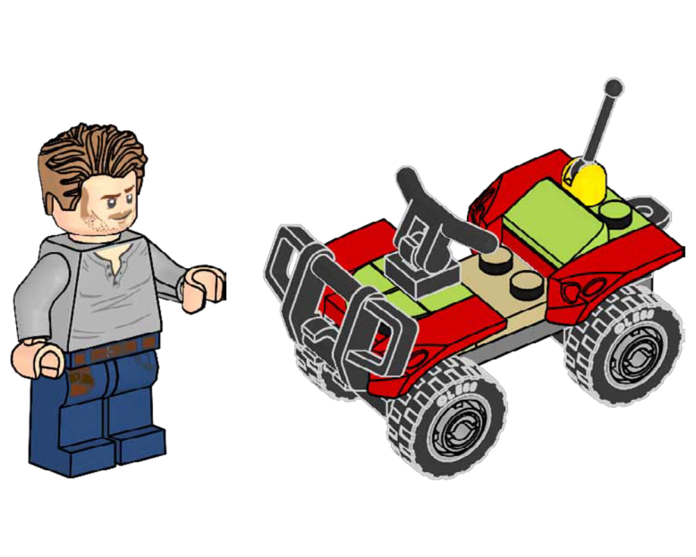 Lego Owen with Quad Bike