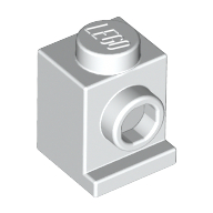 Lego Brick Special 1 x 1 with Headlight / White