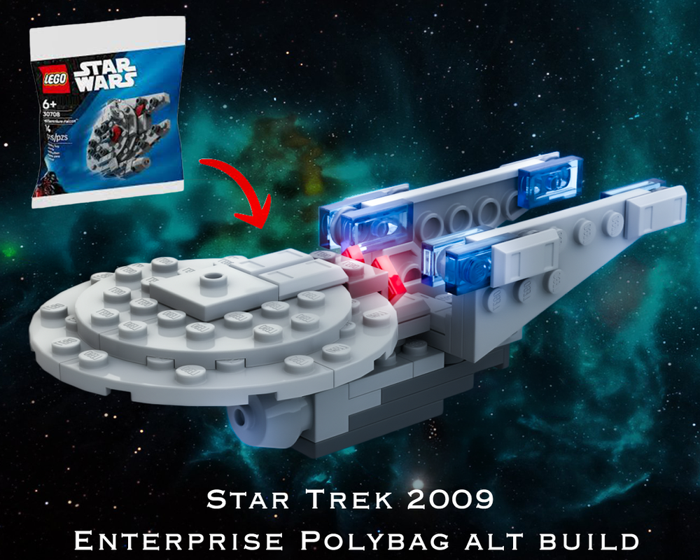 Lego Star Trek 2009 Enterprise Polybag Alt build