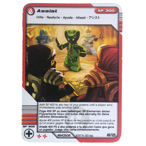 Lego Trading Card, Ninjago Deck #2: 45 - Assist - International Version / [No Color/Any Color]