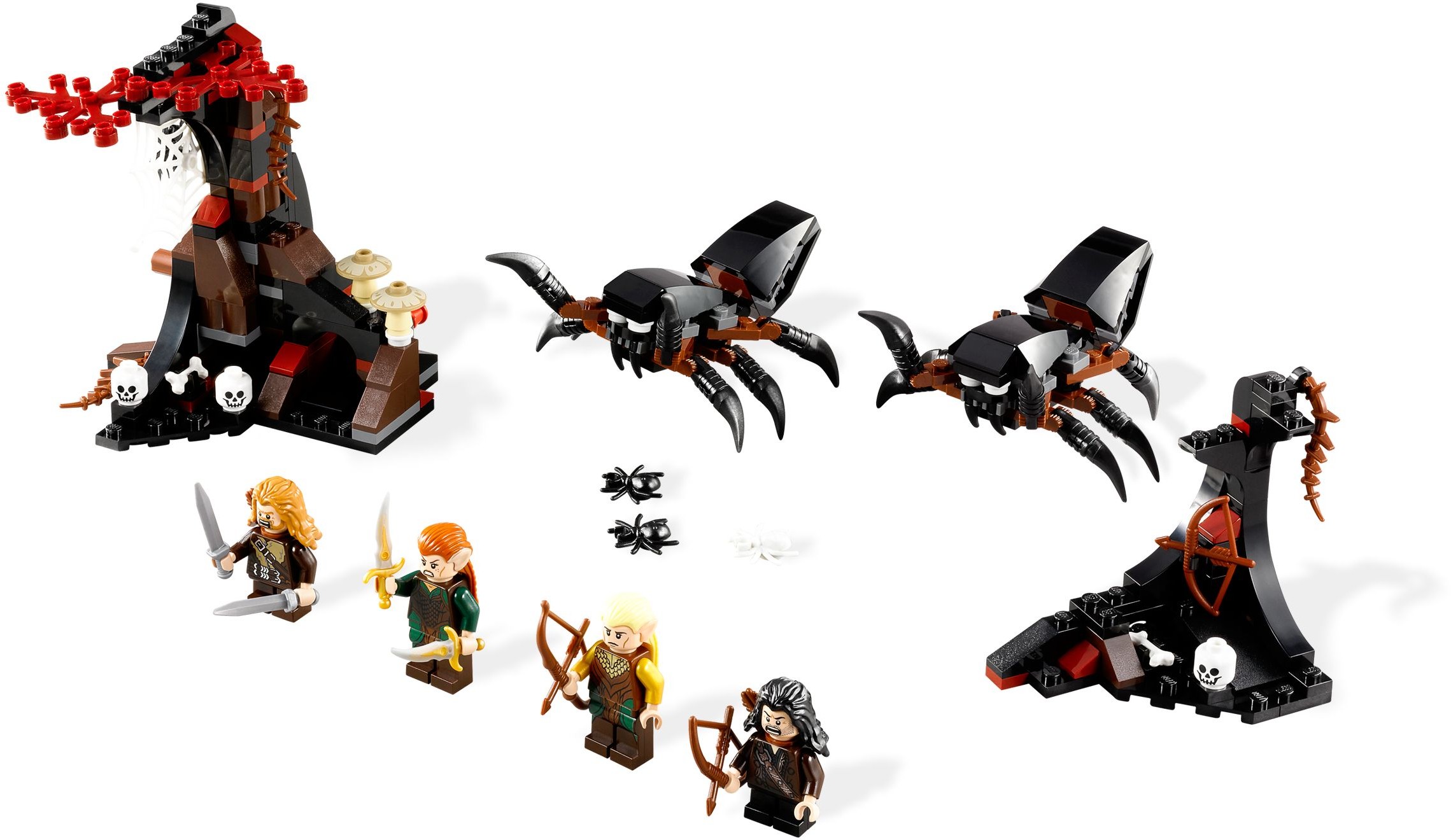 Lego Escape from Mirkwood Spiders