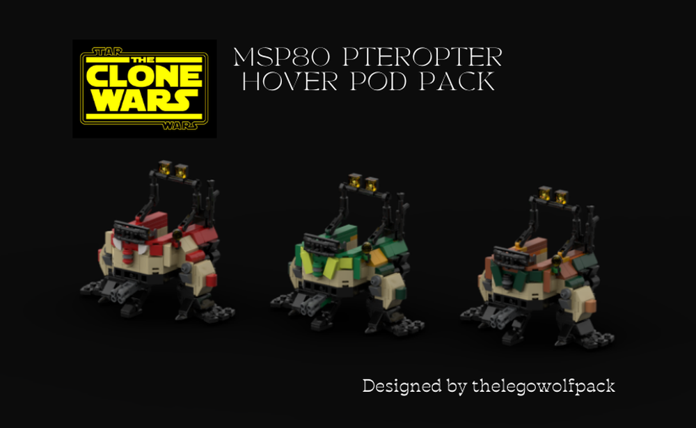 Lego MSP80 Pteropter hover pod pack