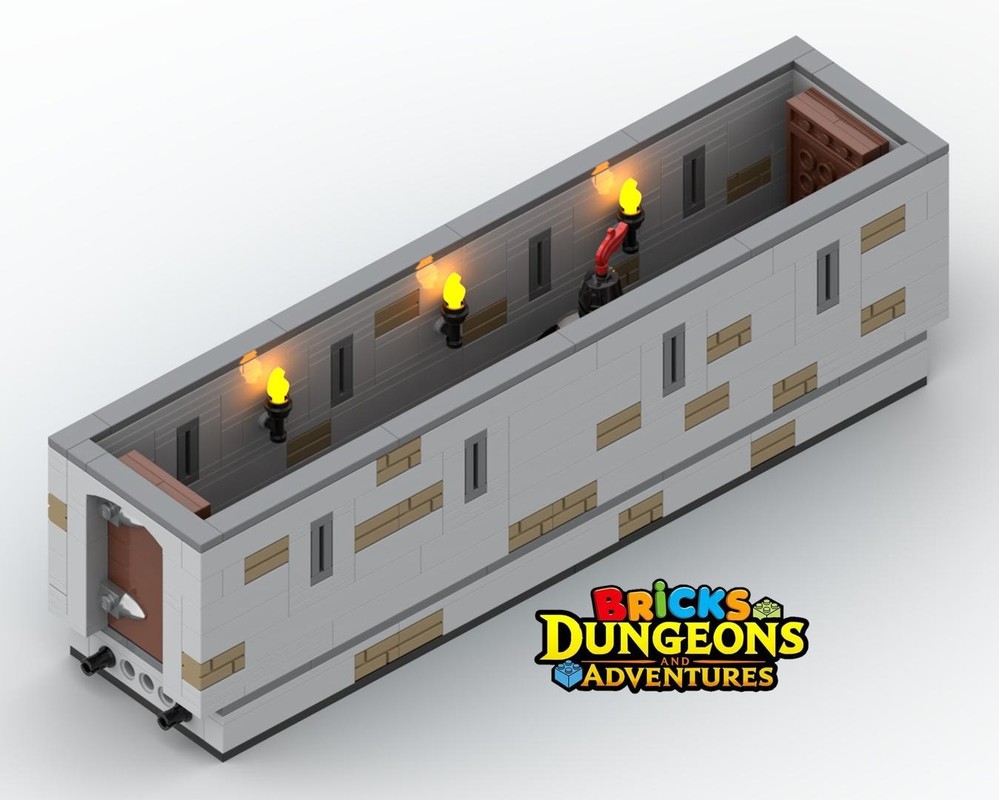 LEGO Castle Long Straight Instructions (PDF), Wolf Elite Warrior figurine, Bricks Dungeons and Adventures