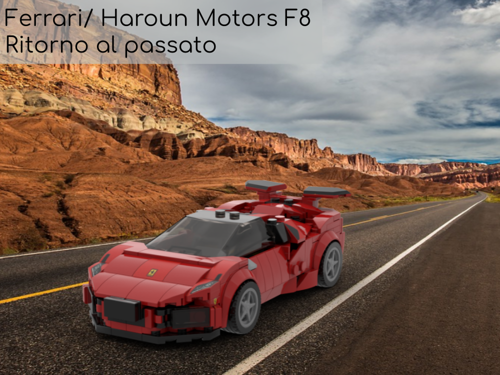 Lego Ferrari/ Haroun Motors F8 Ritorno al Passato