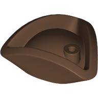 Lego Hat Pirate Tricorne / Triangle / Brown