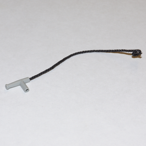 Lego Minifig Hose Nozzle Simple with 13L Black String