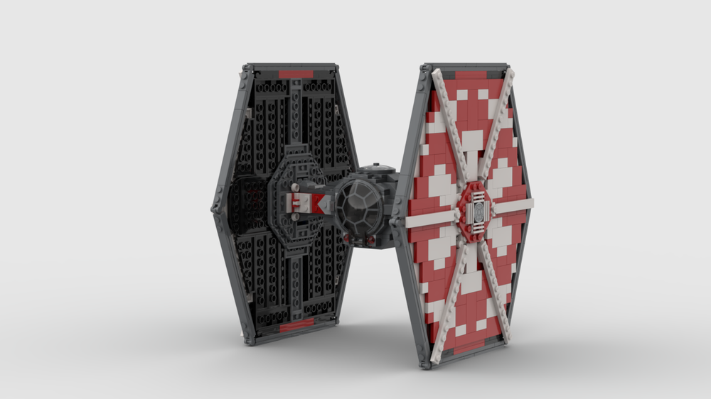 Lego Imperial Tie Modification #2 (Red, white & Black)