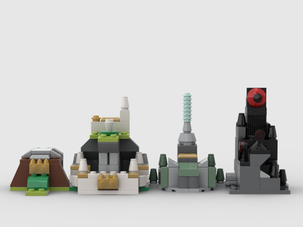 Lego LOTR Skyline Alt Build 11021