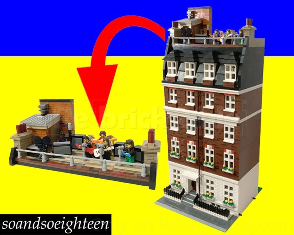 Lego 3 Savile Row – Beatles Rooftop Concert