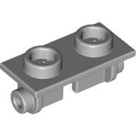 Lego Hinge Brick 1 x 2 Top Plate Thin / Light Bluish Gray