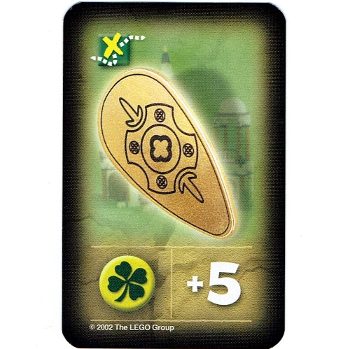 Lego Trading Card, Orient, Items - Gold Shield / [No Color/Any Color]