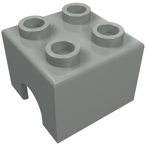 Lego Technic Engine Piston Square 2 x 2 - Old