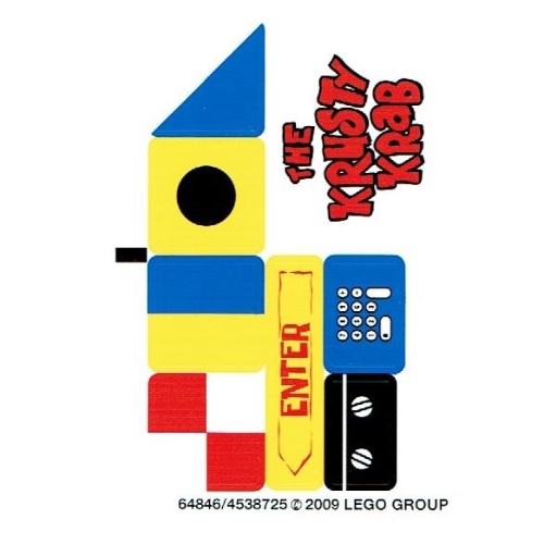 Lego Sticker Sheet for Set 3833-1 / [No Color/Any Color]