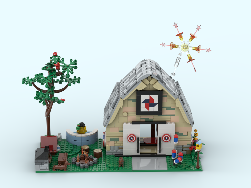 Lego Summer Quilt Barn