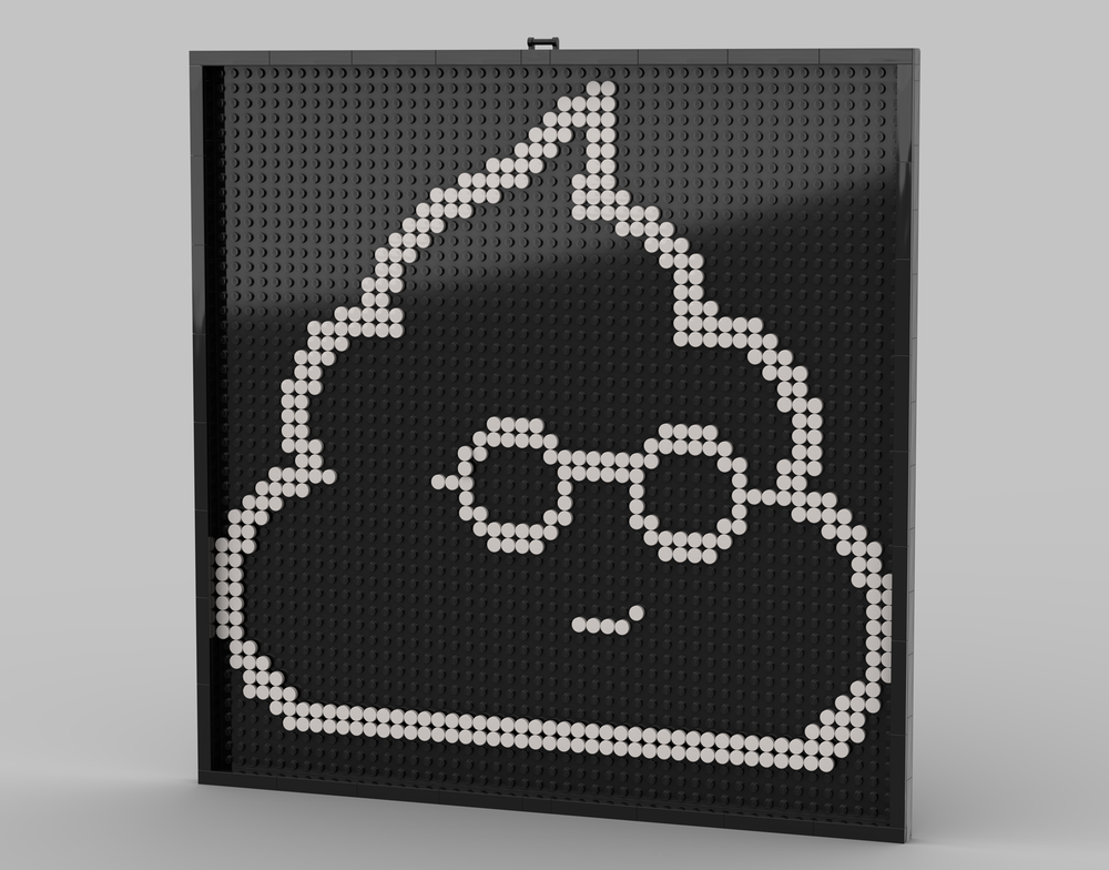 Lego Kack & Sachgeschichten – Pixel Art MOC (50x50 Mosaic)