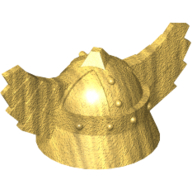 Lego Helmet with Wings / Metallic Gold