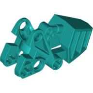 Lego Large Figure Foot, with Ball Joint Socket 3 x 6 x 2 1/3 / Dark Turquoise