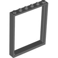 Lego Door Frame 1 x 6 x 6 / Dark Bluish Gray
