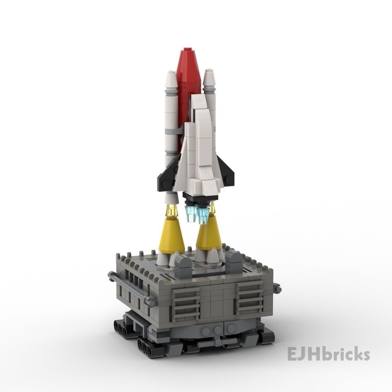 Lego Micro Shuttle and Crawler
