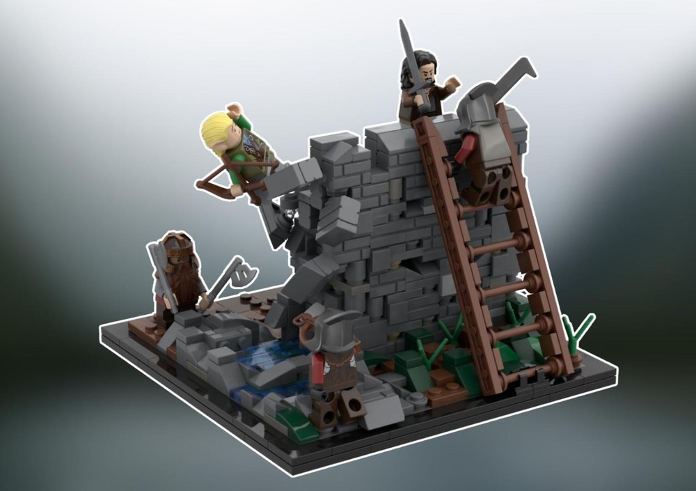 Lego "Better call the mason!" LOTR Inspired