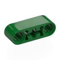 Lego Technic Beam 1 x 3 Thick with Center Axle Hole / Green