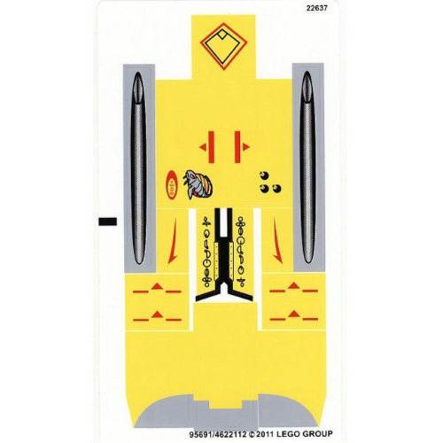 Lego Sticker Sheet for Set 7877-1