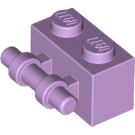 Lego Brick Special 1 x 2 with Handle / Lavender
