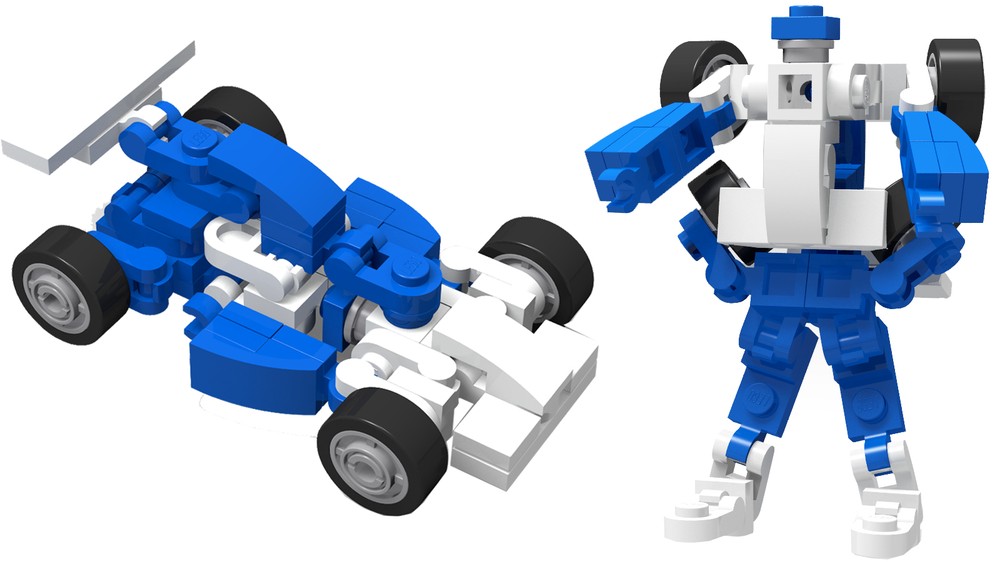 Lego Transformers G1 Mirage Mini Mecha