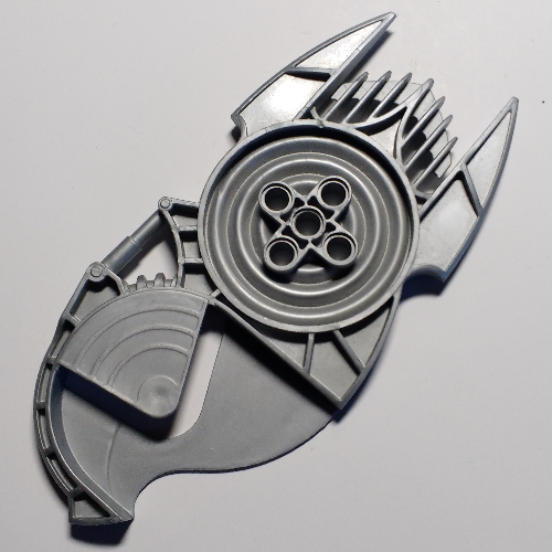 Lego Large Figure Shield, Rhotuka / Pearl Light Gray